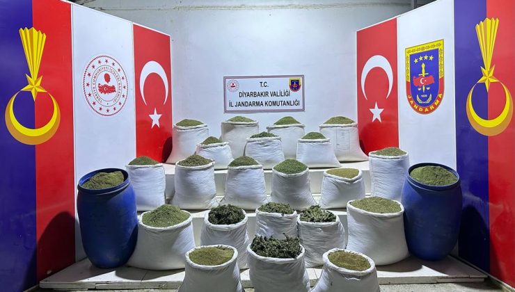 Diyarbakır’da 2 ton 121 kilo esrar ele geçirildi