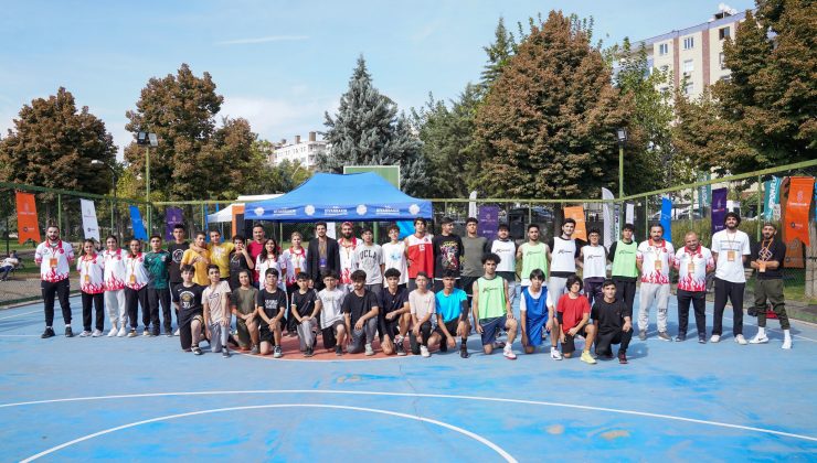 Sokak Basketbol Turnuvası düzenlendi